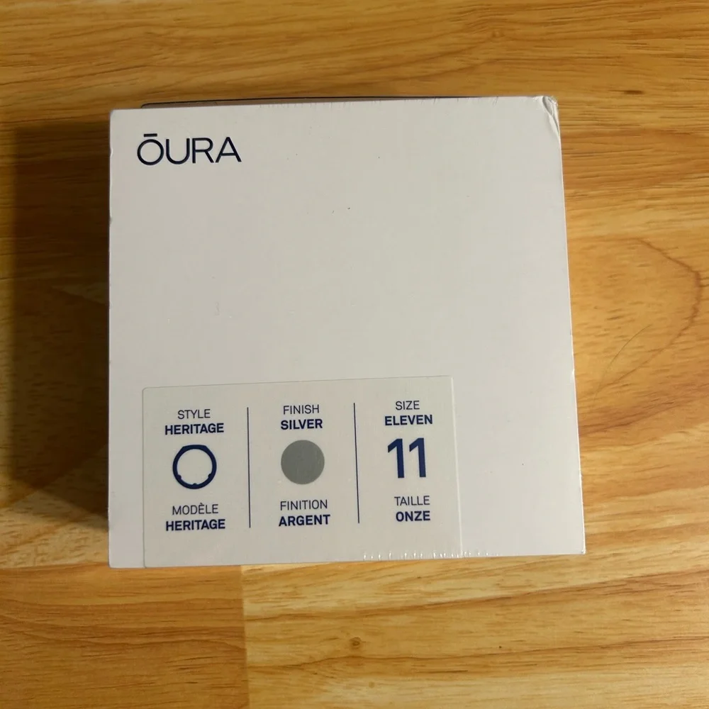 ŌURA Silver Ring Size 11